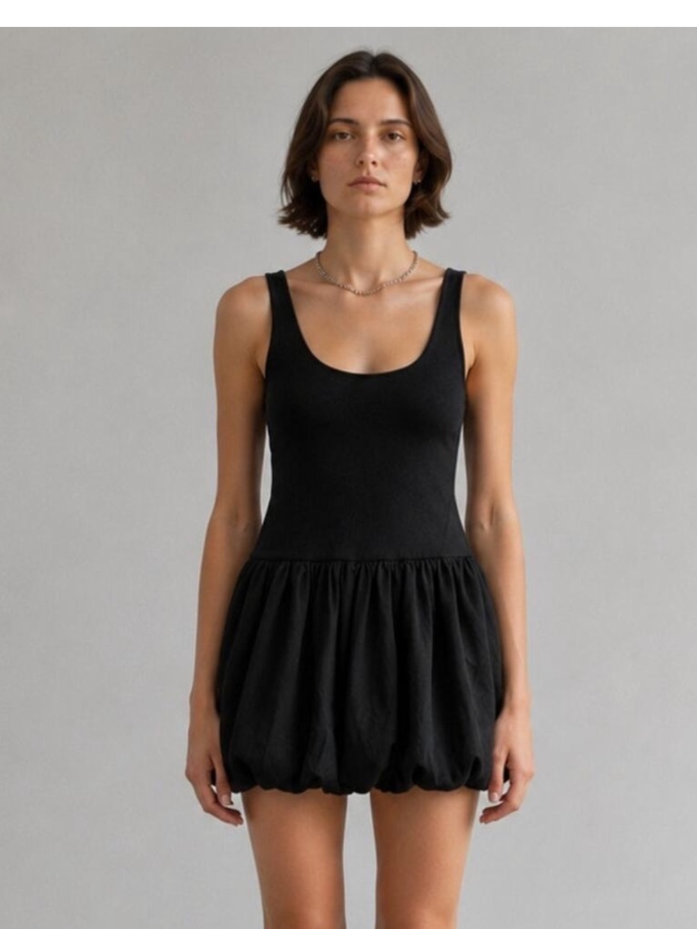 DISSH LULA BLACK BUBBLE MINI DRESS